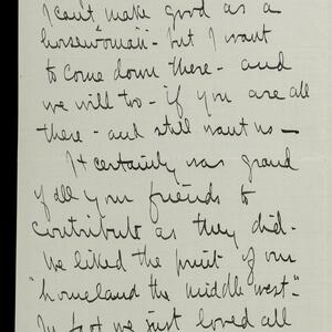 a page of handwritten text