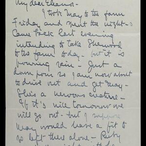 a page of handwritten text