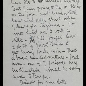 a page of handwritten text