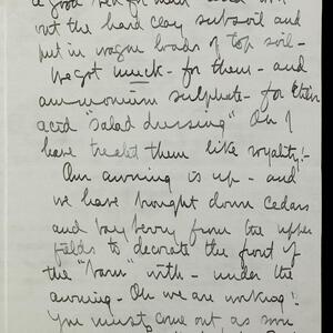 a page of handwritten text