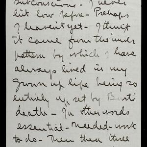 a page of handwritten text