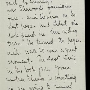 a page of handwritten text