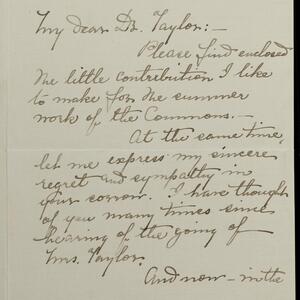 a page of handwritten text