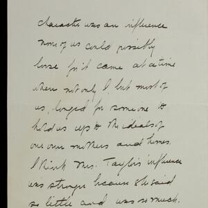 a page of handwritten text