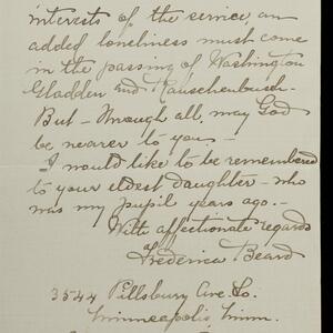 a page of handwritten text