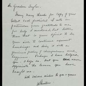 a page of handwritten text