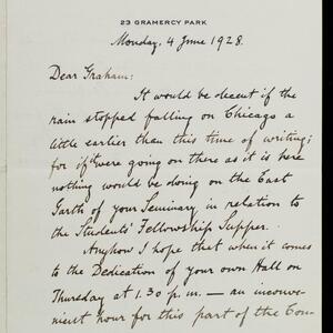 a page of handwritten text