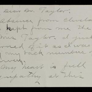 a page of handwritten text