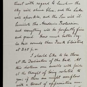 a page of handwritten text