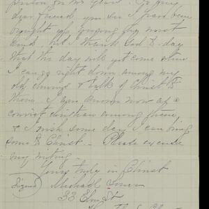 a page of handwritten text