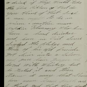 a page of handwritten text