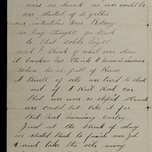 a page of handwritten text