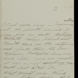 a page of handwritten text