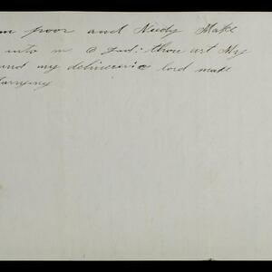 a page of handwritten text