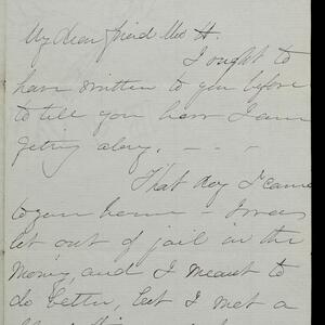 a page of handwritten text