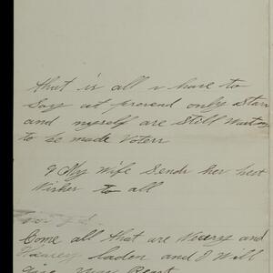 a page of handwritten text