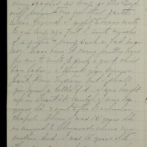 a page of handwritten text