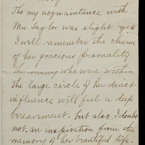 a page of handwritten text