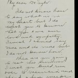 a page of handwritten text