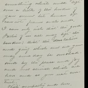 a page of handwritten text