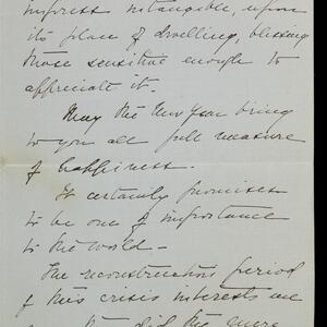 a page of handwritten text