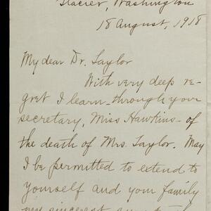 a page of handwritten text