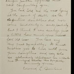 a page of handwritten text