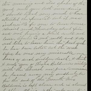 a page of handwritten text