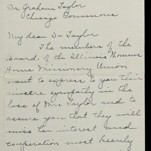 a page of handwritten text