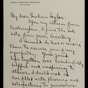 a page of handwritten text