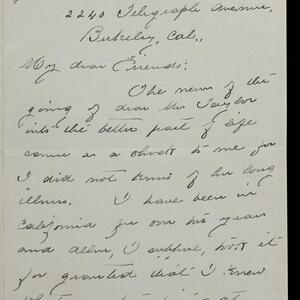 a page of handwritten text
