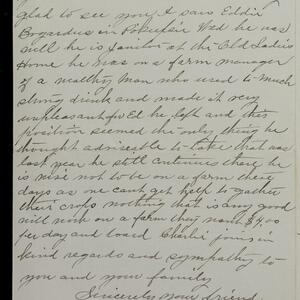 a page of handwritten text