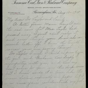 a page of handwritten text