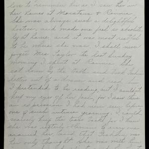 a page of handwritten text