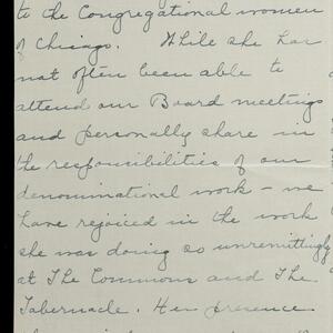 a page of handwritten text