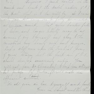 a page of handwritten text