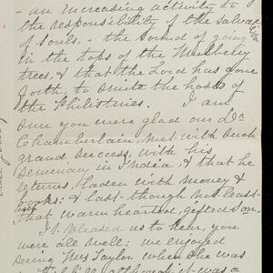 a page of handwritten text