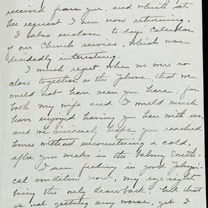 a page of handwritten text