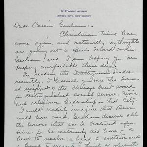 a page of handwritten text