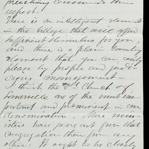 a page of handwritten text