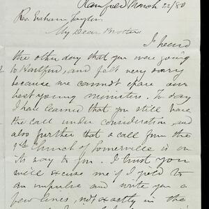 a page of handwritten text
