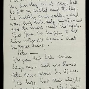 a page of handwritten text