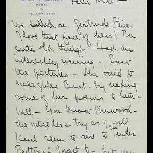 a page of handwritten text