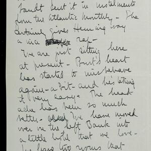 a page of handwritten text