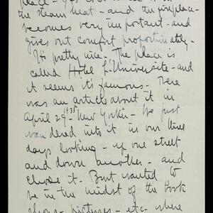 a page of handwritten text