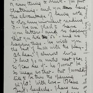 a page of handwritten text