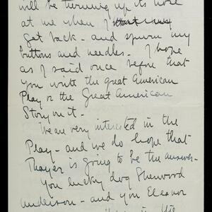 a page of handwritten text
