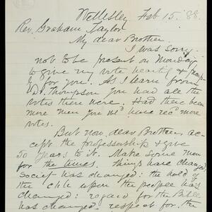 a page of handwritten text