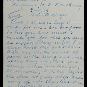 a page of handwritten text