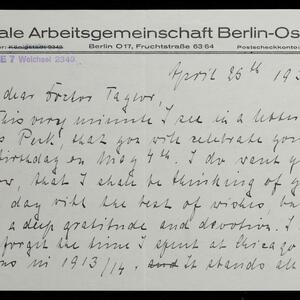 a page of handwritten text